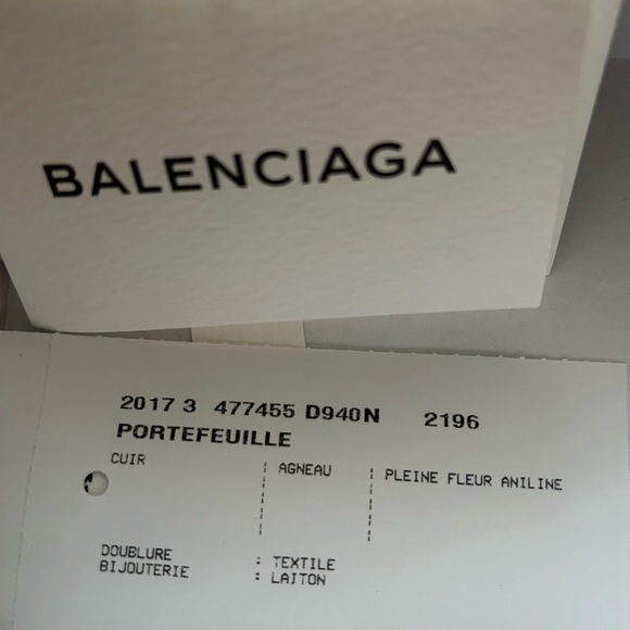 Balenciaga Nero Mini Wallet,EUC with Box - Picture 2 of 8